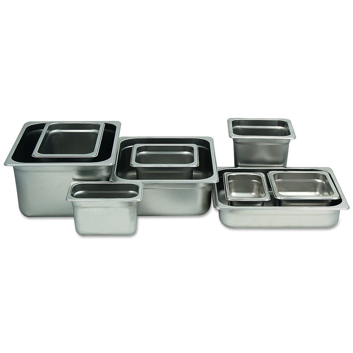 Choice Full Size 6 Deep Stainless Steel Steam Table Spillage Pan