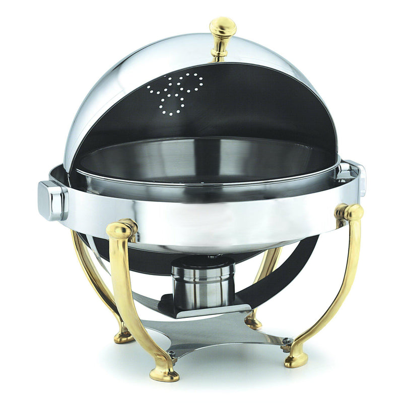 15" Round Savoir™ Chafer w/Brass Legs - Chefwareessentials.com