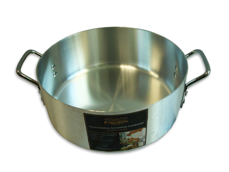 Aluminum Brazier- Rondeau Pan Professional Cookware ALEGACY 15 Quart W/o Cover 