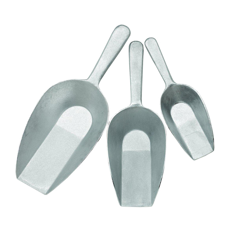 Aluminum Scoop-Flat Bottom - Chefwareessentials.com