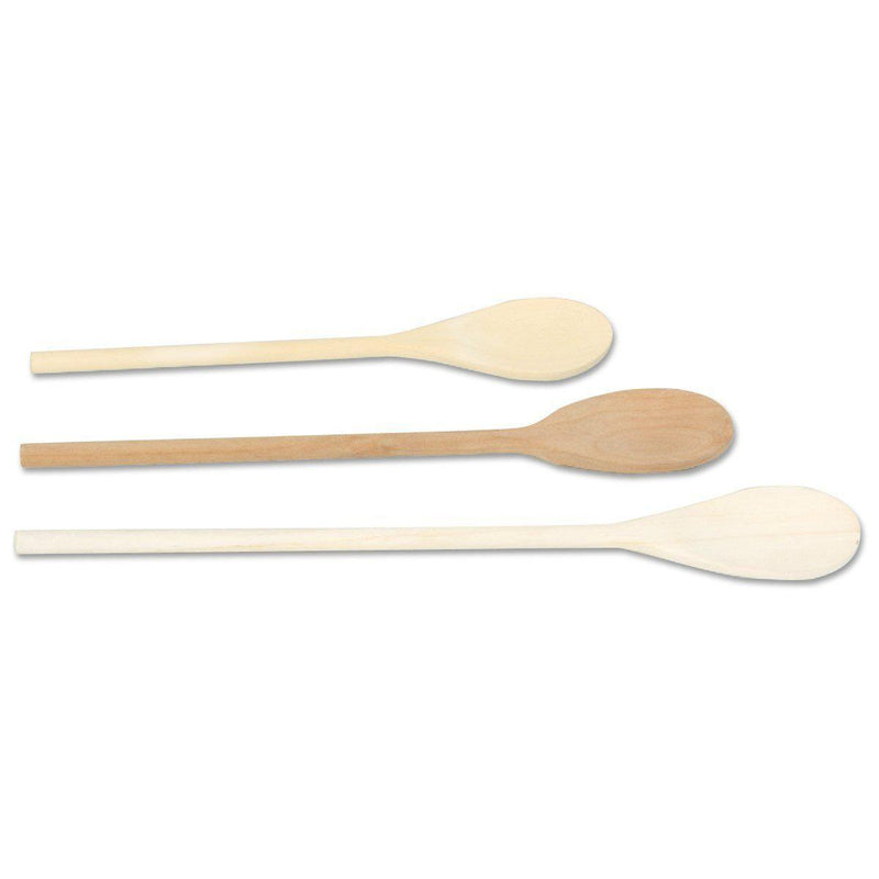 Extra Heavy Wood Spoon-One Dozen Per Box - Chefwareessentials.com