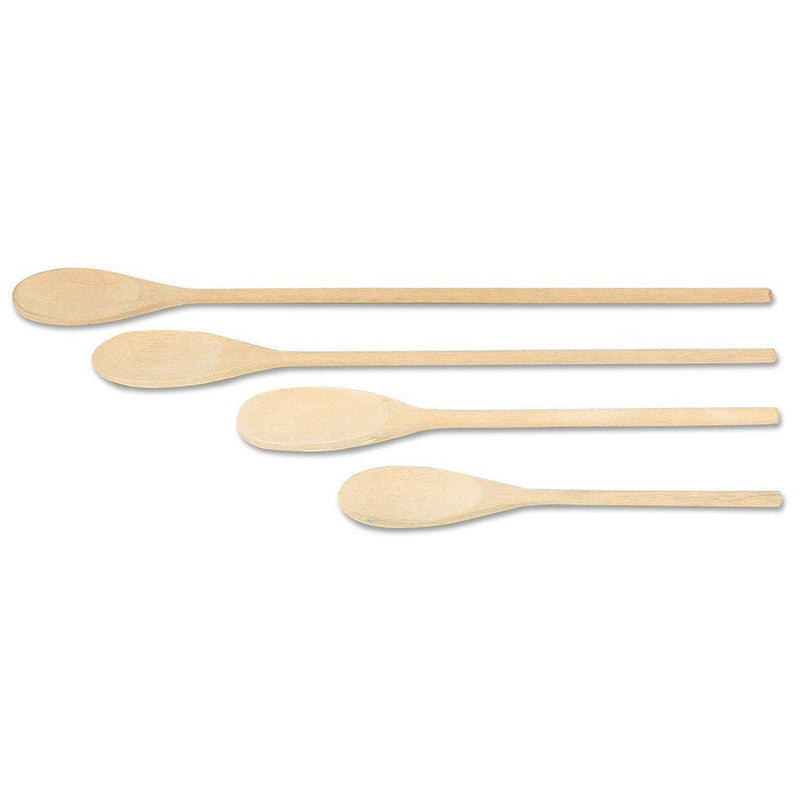 Long Handle Heavy Wood Spoon - Chefwareessentials.com