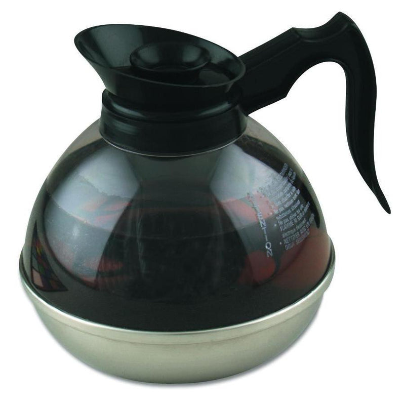 Plastic Coffee Decanter Stainless Base - Chefwareessentials.com