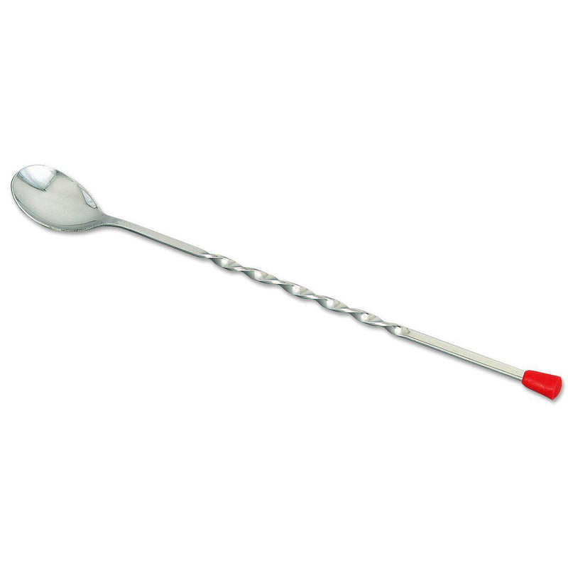 Stainless Steel Bar Spoon with Red Ball - Chefwareessentials.com