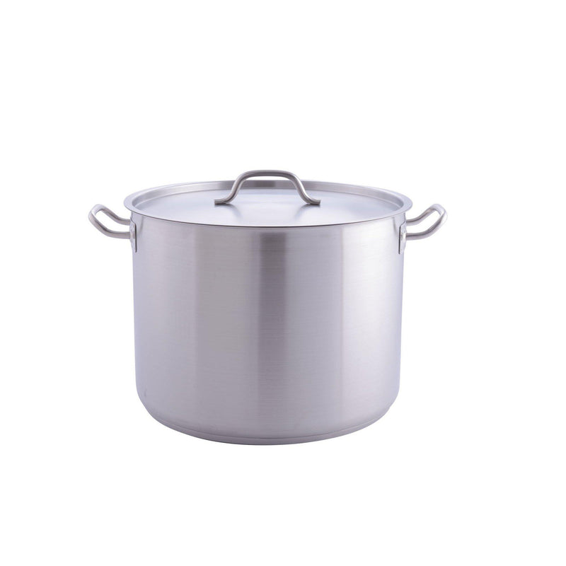 Stainless Steel Stock Pot w/Cover - Chefwareessentials.com